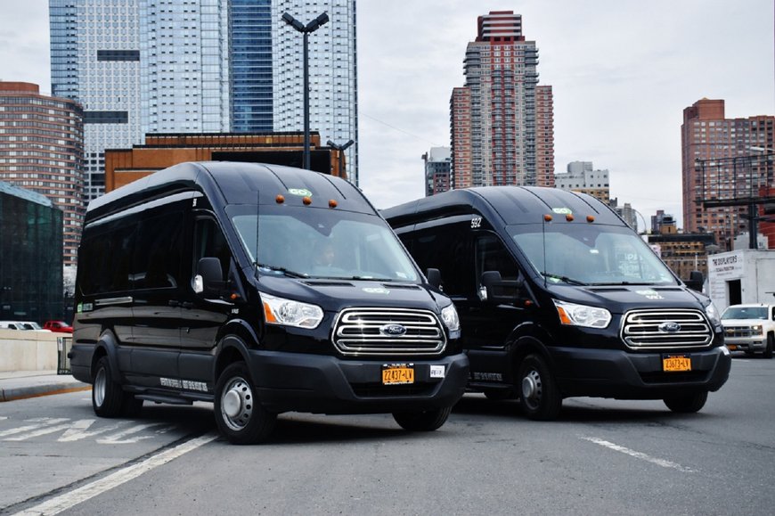 Werbebild des GO Airlink Airport Shuttles New York